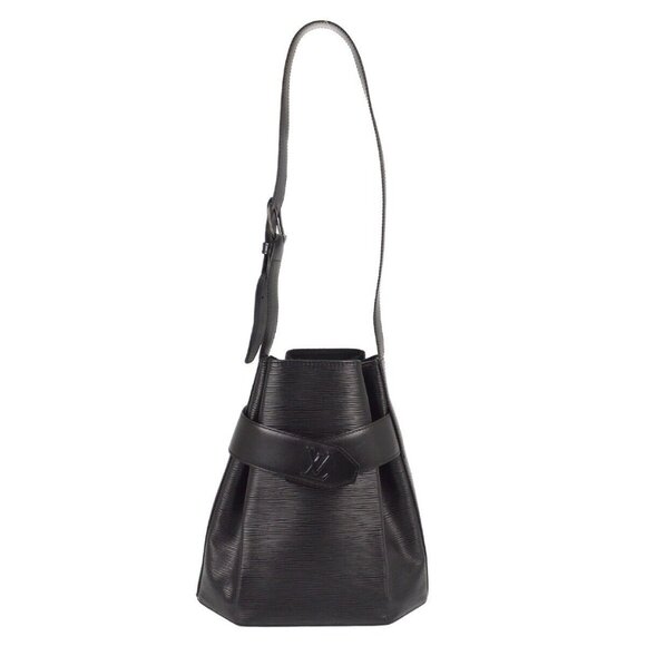 Louis Vuitton Black Epi Sac Depaule PM Shoulder Bag